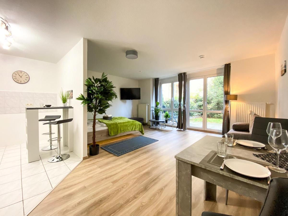 Wohlfuehl-Apartment Mit Kostenfreier Tiefgarage, Wifi & Terrasse 라이프치히 외부 사진